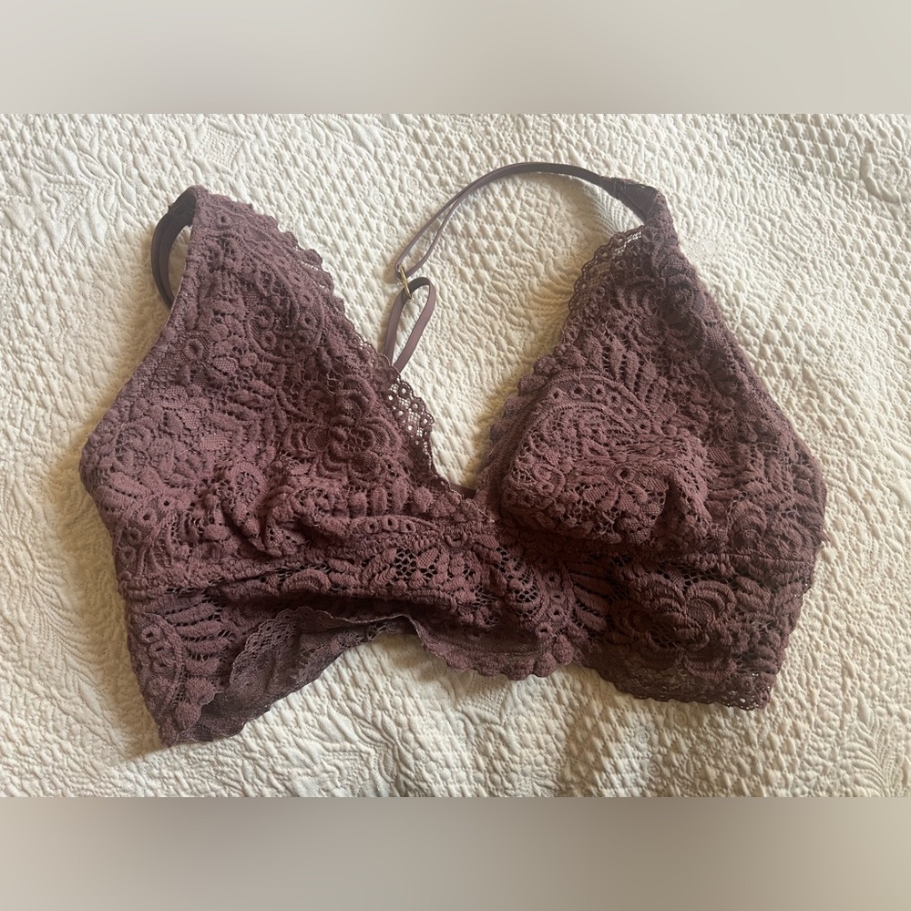 Aerie Bralette - Size Small - Purple Lace